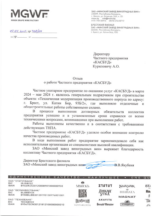 Минский завод виноградных вин